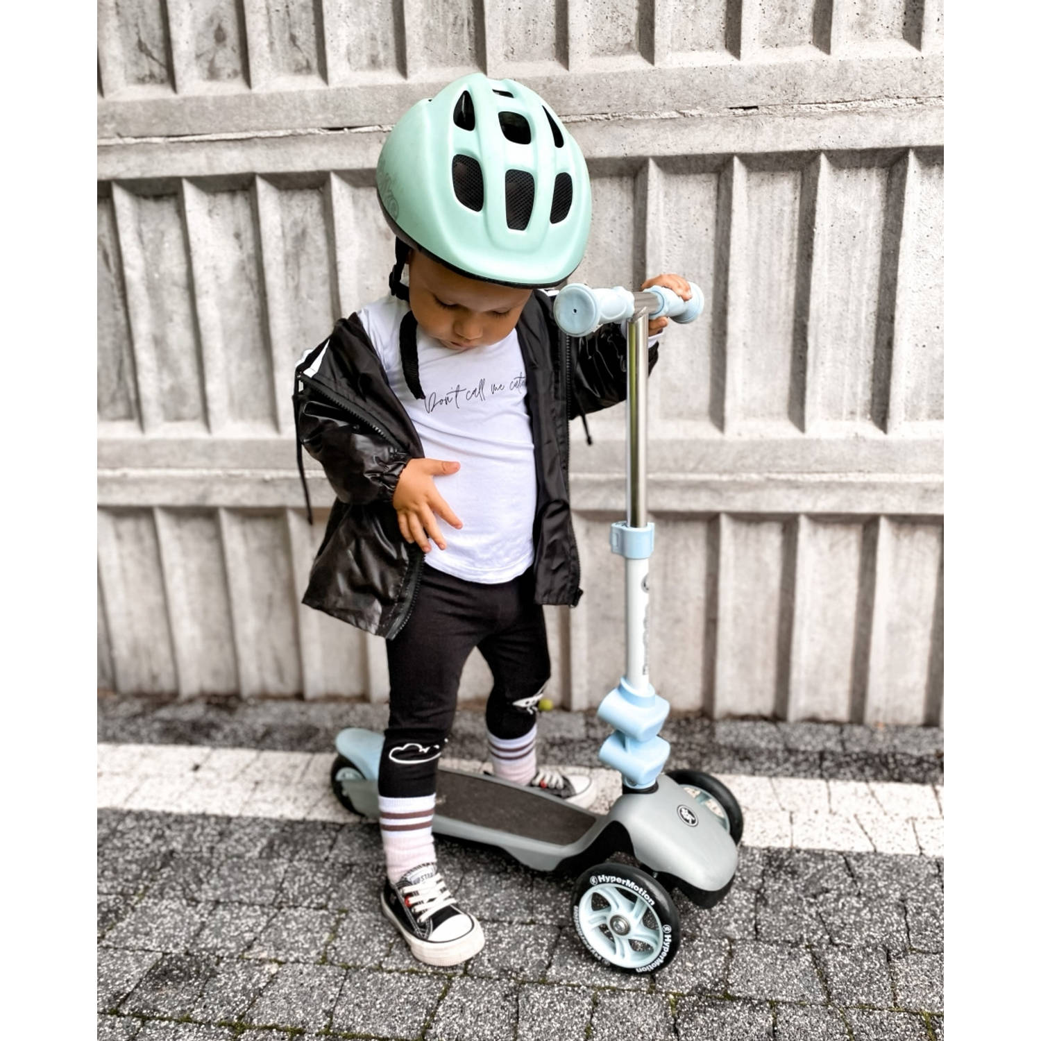 Vervloekt Ver weg band Hypermotion step blauw loopfiets scooter kinderfiets voor jongen | Blokker