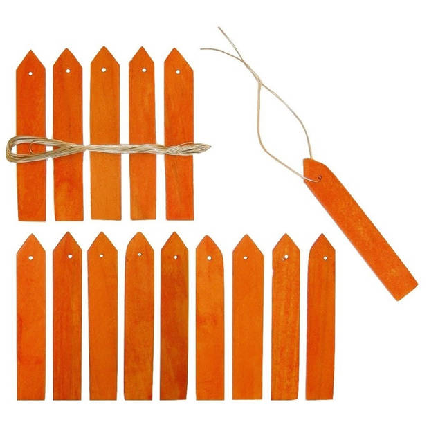 30x Bomen/planten hang etiketten 10 cm - Stekpotjes