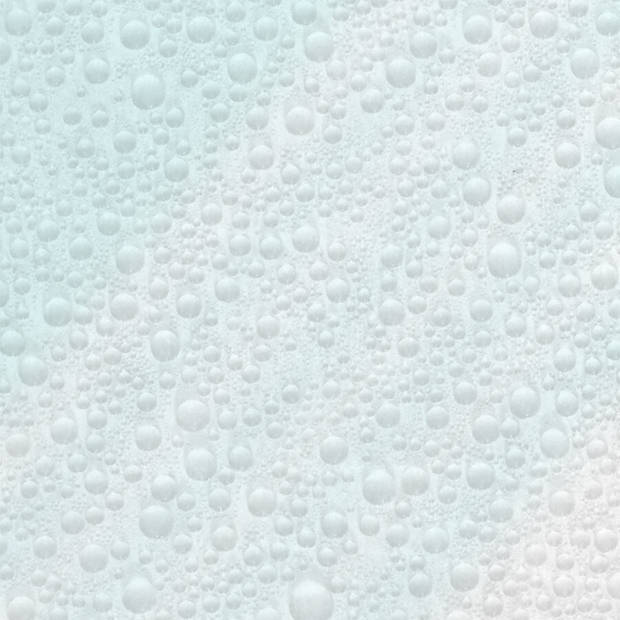 Raamfolie waterdruppels semi transparant 45 cm x 2 meter zelfklevend - Raamstickers