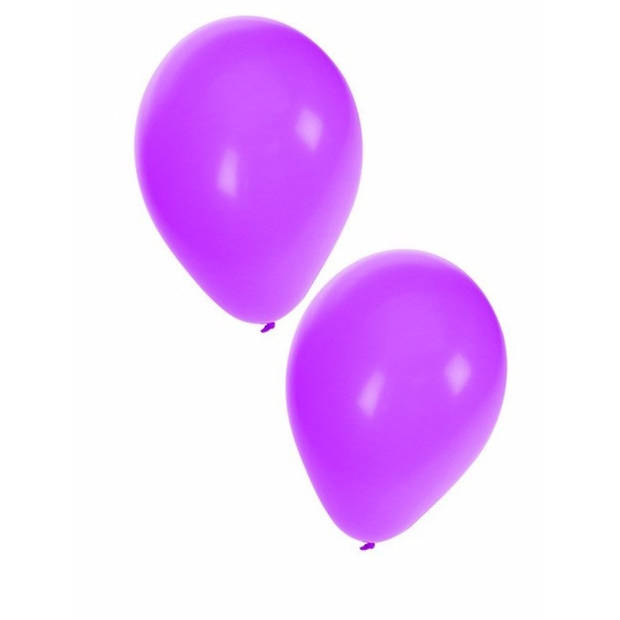 Voordelige paarse ballonnen 30x stuks - Ballonnen