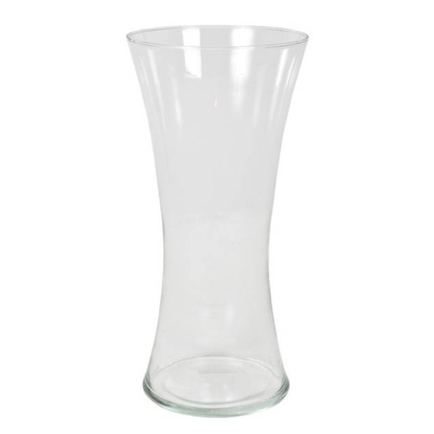 Bloemenvaas/vazen van transparant glas 36 x 18 cm - Vazen