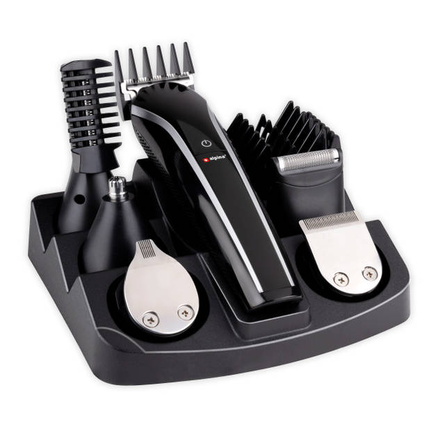 alpina Tondeuseset - Trimmer - Tondeuse - Gezicht en Body - Scheren en Trimmen - 6-in-1 - 3 Watt