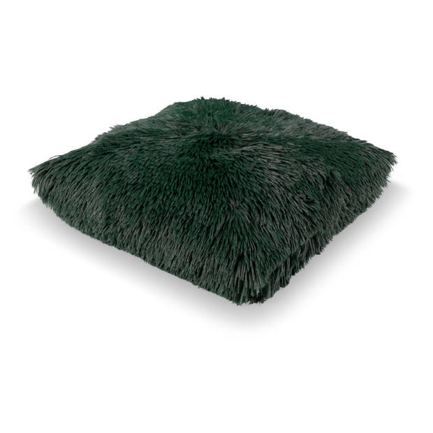 Dutch Decor Kussenhoes Fluffy 45x45 cm groen