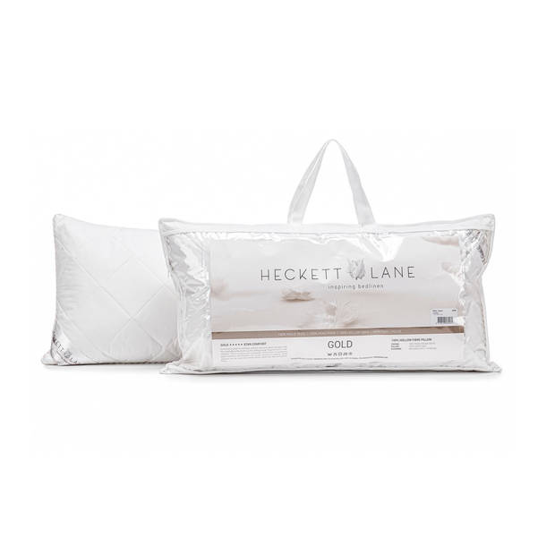 Heckett & Lane Hoofdkussen Gold Anti Allergie - 40x80cm