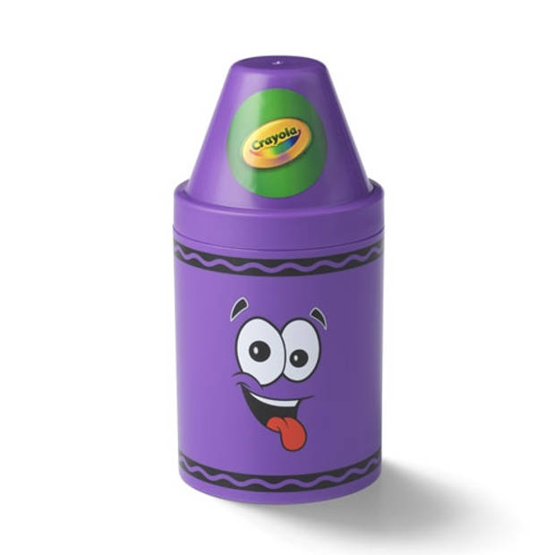 Crayola - Krijtvorm Opbergdoos 5 liter, Paars - Polypropyleen - Crayola