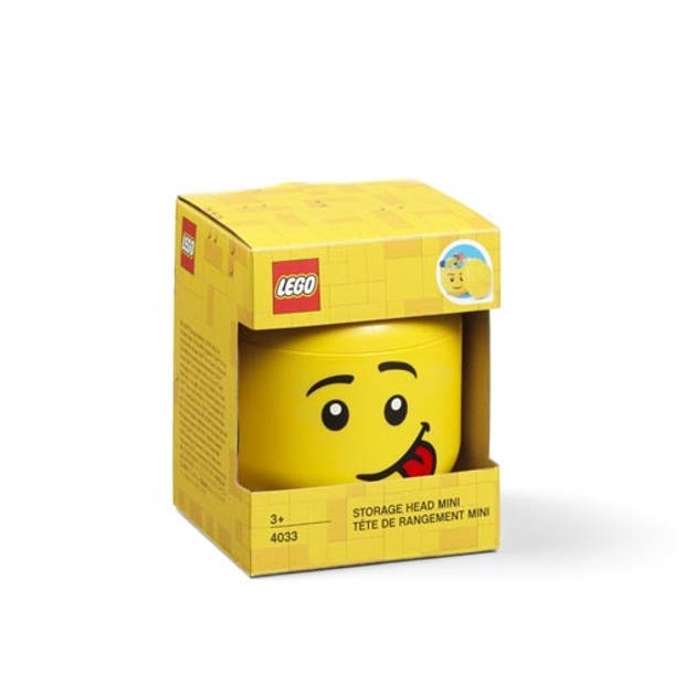 LEGO - Opbergdoos LEGO-hoofd Silly, Geel - Polypropyleen - LEGO