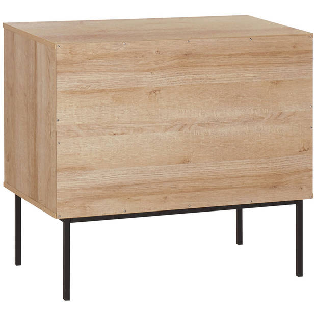 Beliani PASCO - Sideboard-Lichte houtkleur-Vezelplaat