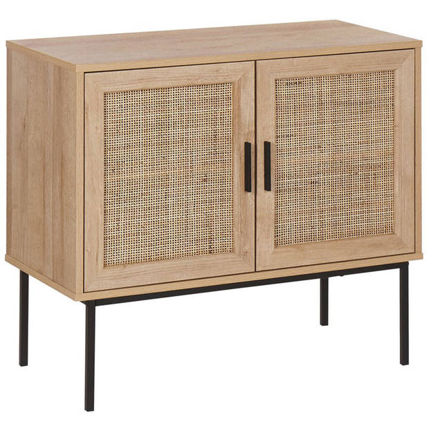 Beliani PASCO - Sideboard-Lichte houtkleur-Vezelplaat