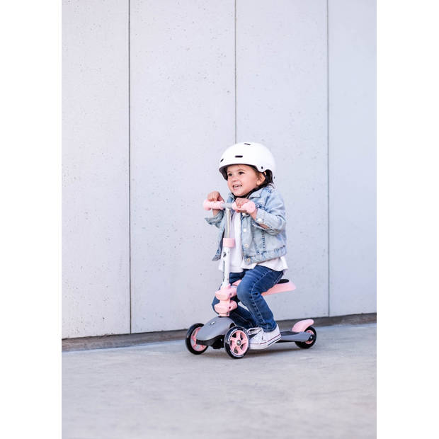 HyperMotion Kinderstep Meisje 3 wielen Roze 1 tot 3 jaar - Step met