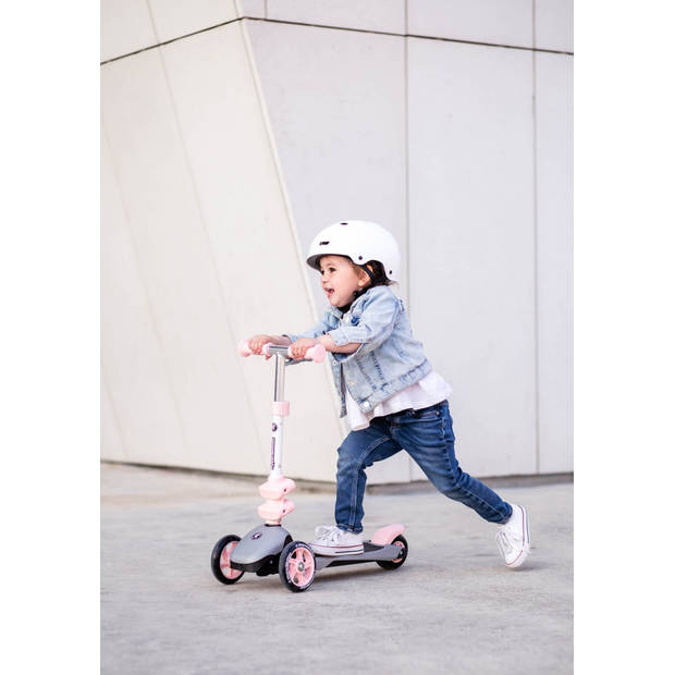 HyperMotion Kinderstep Meisje 3 wielen Roze 1 tot 3 jaar - Step met