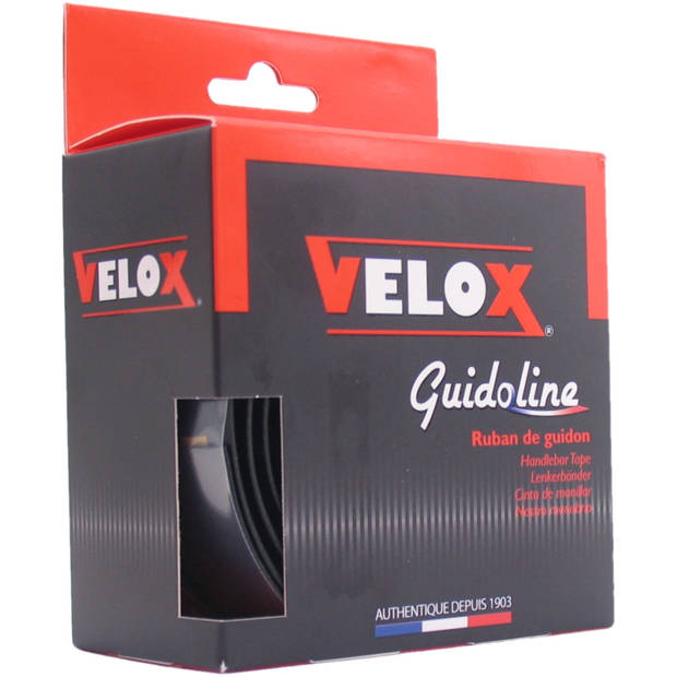 Velox Guidoline stuurlint supergrip ø3.5x3.0mm 210cm zwart