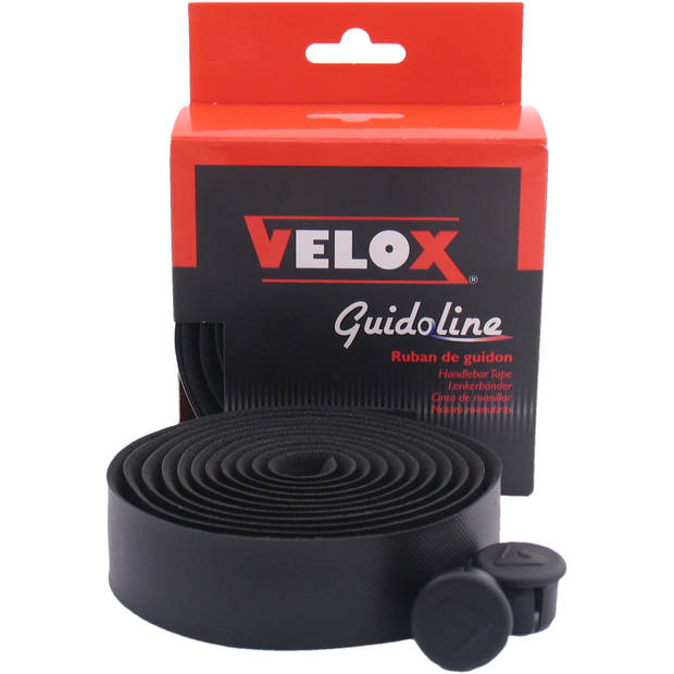 Velo Guidoline stuurlint supergrip ø3.5x3.0mm 210cm zwart