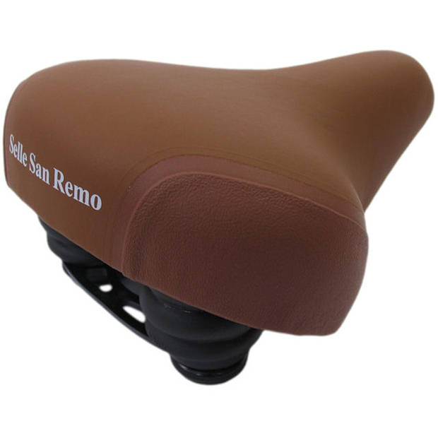 Selle san remo Zadel Citybike Retro-Bruin met