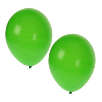45x stuks groene party ballonnen 27 cm - Ballonnen