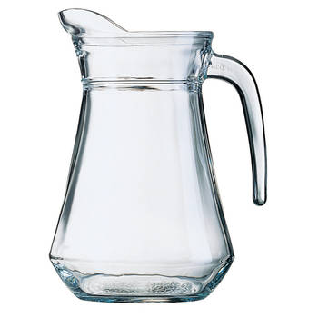 Glazen schenkkan/karaf 1 liter - Schenkkannen