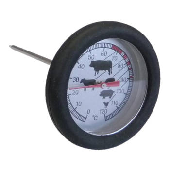 Analoge vleesthermometer / keuken thermometer RVS 12 cm - Vleesthermometers