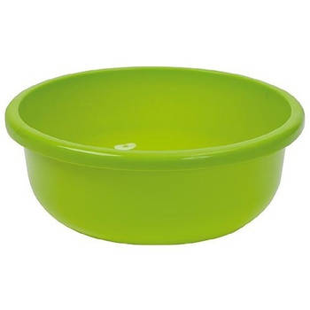 Kunststof afwasbak / afwasteiltje groen 9 liter - Afwasbak