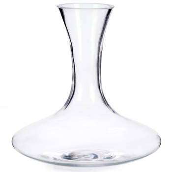 Glazen wijn karaf / decanteer kan 1,4 liter 21 x 21 cm - Decanteerkaraf