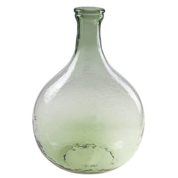 Flesvaas glas groen 27 x 40 cm - Vazen