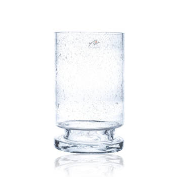 Glazen vaas conisch transparant 15 x 25 cm - Vazen