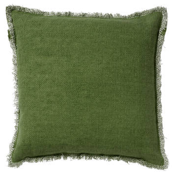 Dutch Decor - BURTO - Sierkussen 60x60 cm - gewassen katoen - Calliste Green - groen