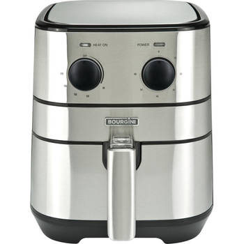 Airfryer xl - Heteluchtfriteuse - 4 Liter inhoud voor 1 kg friet - Air fryer met draaiknoppen