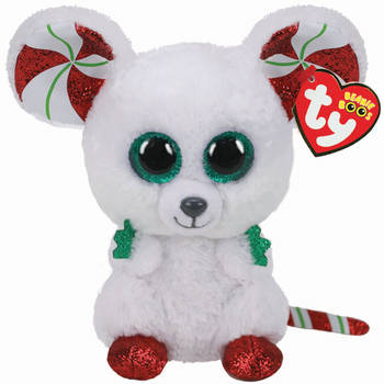 Ty - Knuffel - Beanie Boos - Christmas Mouse - 15cm