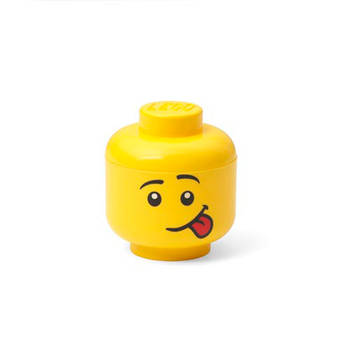 LEGO - Opbergdoos LEGO-hoofd Silly, Geel - Polypropyleen - LEGO