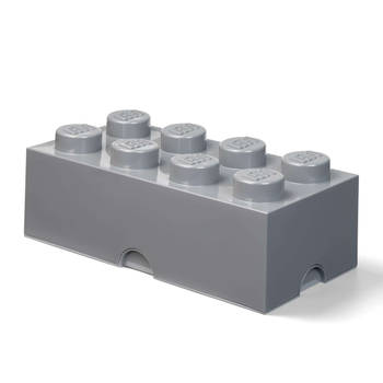 Lego - Opbergbox Brick 8 - Polypropyleen - Grijs