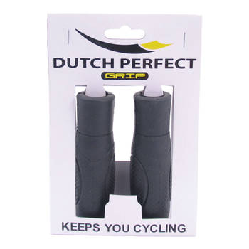 Dutchperfect Stevige rubberen fietsgreep, 80cm, zwart