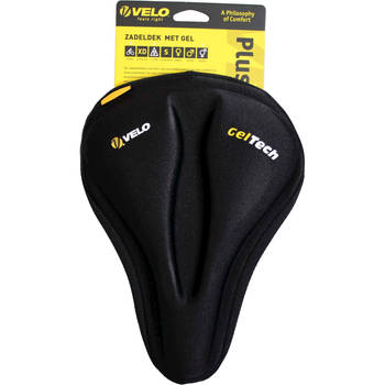 Velo Plush GelTech Zadeldek O-Zone Sport Zwart