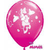 Minnie Mouse party ballonnen 12x stuks - Ballonnen