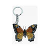 Houten vlinder sleutelhanger 6 cm - Sleutelhangers