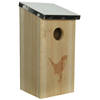 Vurenhouten/houten vogelhuisjes naturel 12 x 13,5 x 26 cm - Vogelhuisjes