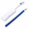 2- Delige verwarming/radiator schoonmaakset - flexibel - blauw/wit - microvezel borstel - Radiator borstel 60 cm - plume