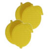 8x stuks ijsblokjes citroen herbruikbaar - IJsblokjesvormen