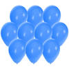 30x stuks Blauwe party ballonnen 27 cm - Ballonnen