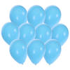 Lichtblauwe party ballonnen 30x stuks 27 cm - Ballonnen