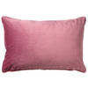 Dutch Decor - FINN - Sierkussen 40x60 cm - velvet - effen kleur - Heather Rose - roze