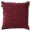 Dutch Decor - BURTO - Kussenhoes 60x60 cm - gewassen katoen - Merlot - rood