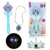 ICE PRINCESS Toverstaf, Tiara & Accesoires met Licht en Geluid