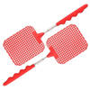 2x stuks uitschuifbare vliegenmeppers rood 60 cm - Vliegenmeppers - Ongediertebestrijding