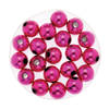 240x stuks sieraden maken glans deco kralen in het roze van 10 mm - Hobbykralen