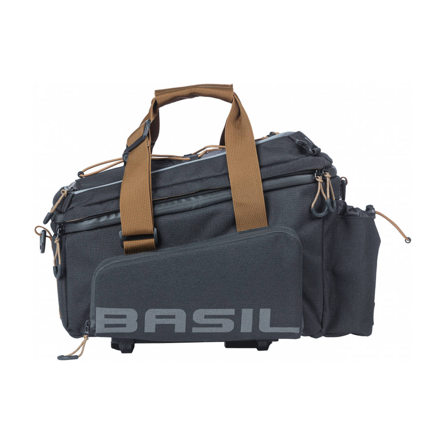 Basil Miles - bagagedragertas XL Pro MIK - 9-36 liter - grijs