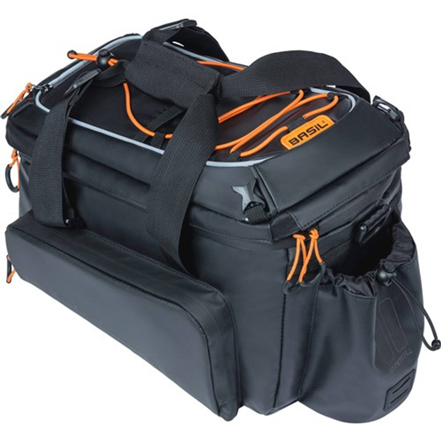 Basil Miles Tarpaulin - bagagedragertas XL Pro MIK - 9-36 liter - zwart