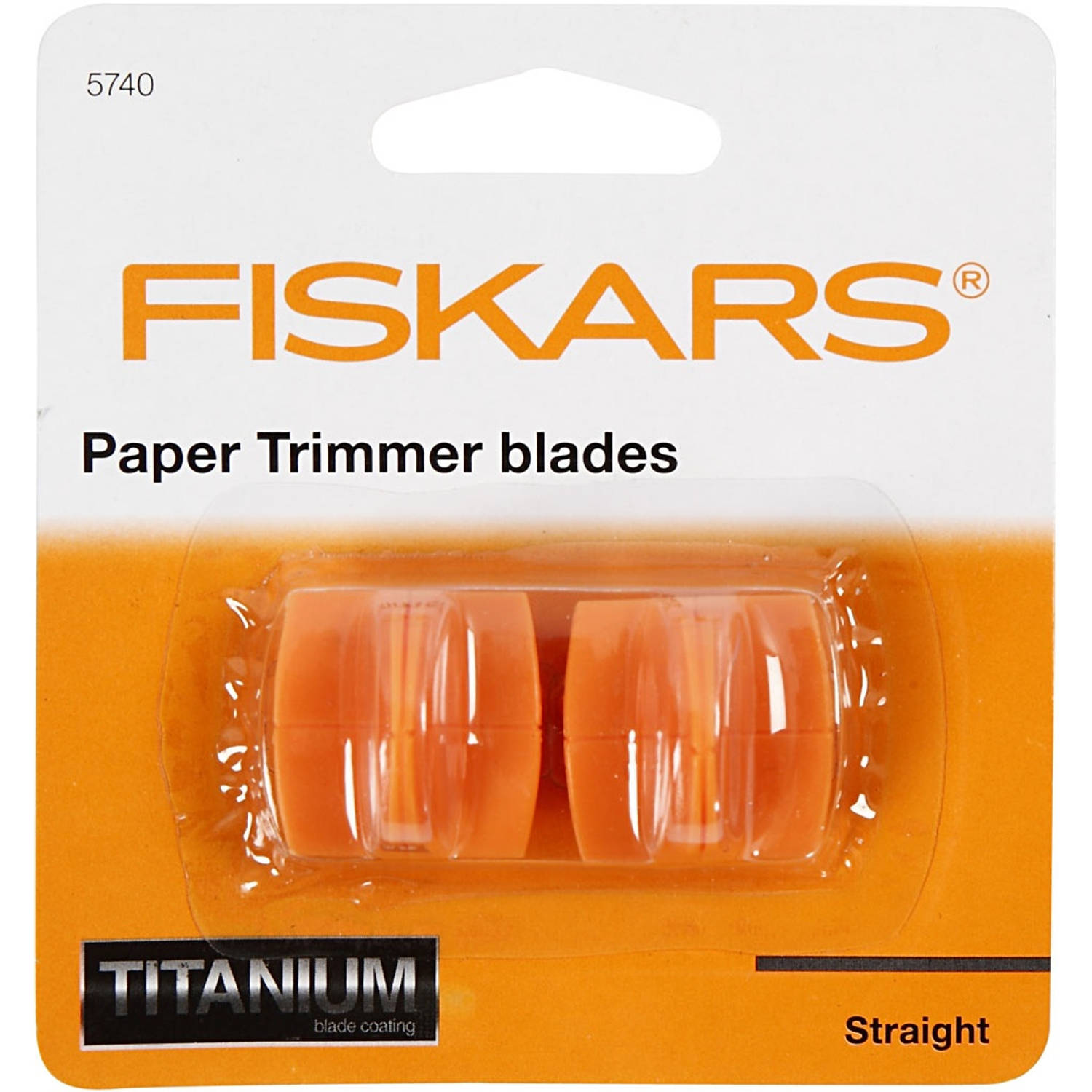 vergiftigen Keizer kamp Fiskars reservemesjes papiersnijder oranje 2 cm | Blokker
