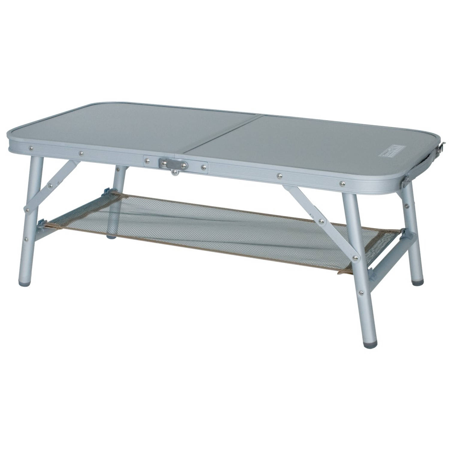 Het apparaat inhoud waardigheid Eurotrail campingtafel St. Remy 80 x 60 x 40 cm aluminium grijs | Blokker