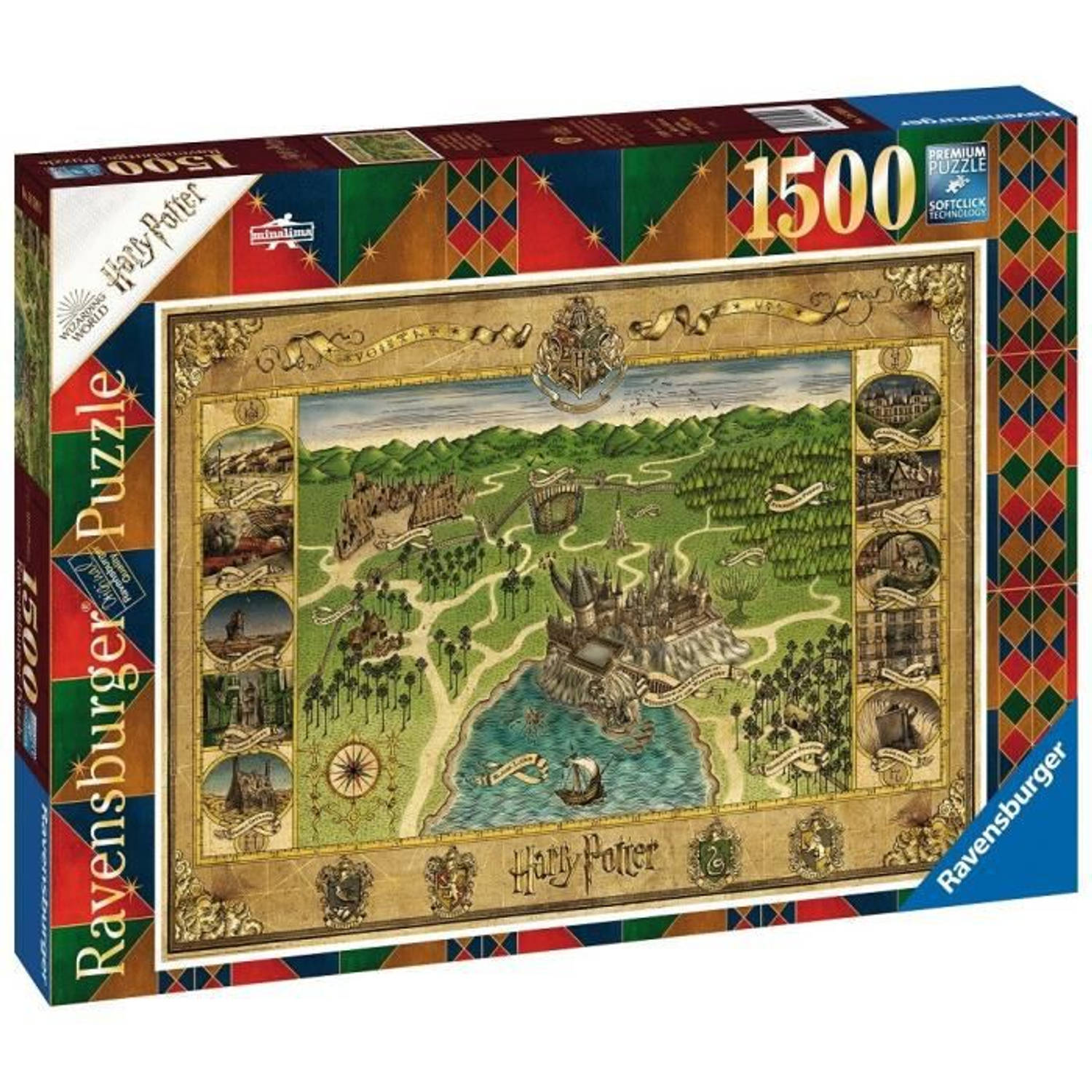 Harry Potter Jigsaw Puzzle Hogwarts Map (1500 pieces)