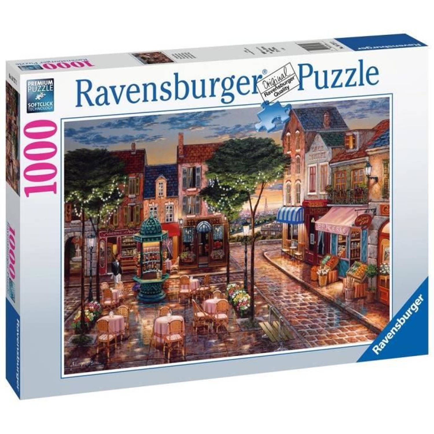 Ravensburger puzzel 1000 stukjes Geschilderd Parijs