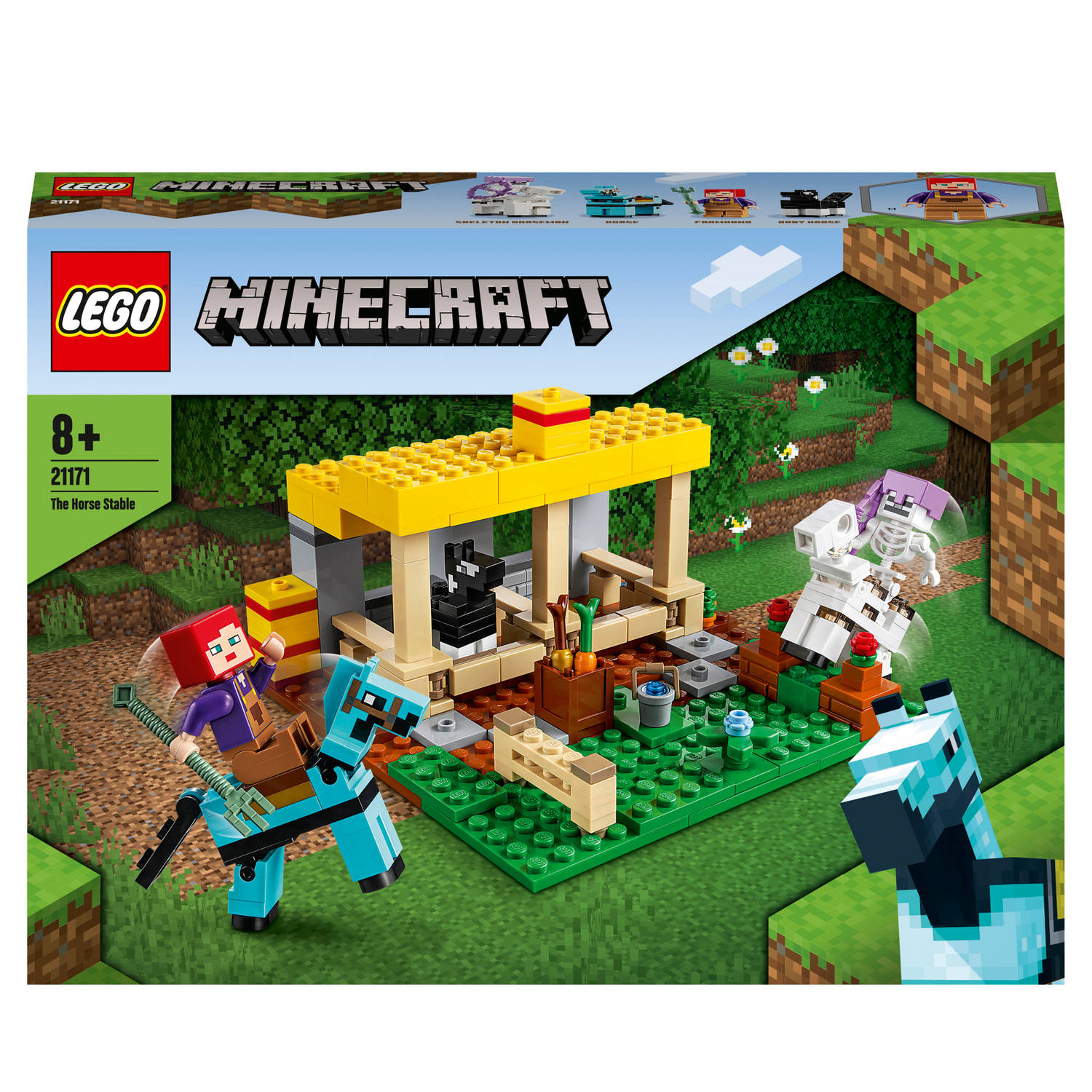 Minecraft Paardenstal Boerderij Speelgoed | Blokker